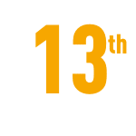 13th number image